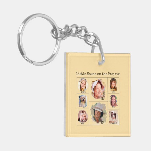 Little House on the Prairie Ingalls Family キーホルダー (正面左)