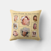 Little House on the Prairie Ingalls Family クッション (裏面)