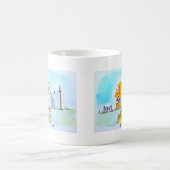 Little House With Washing コーヒーマグカップ (中央)