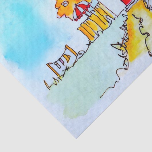 Little House With Washing 薄葉紙 (詳細)