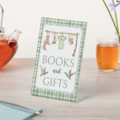 Little hunter Baby Shower Books and Gifts Sign 台座サイン (インサイチュ)