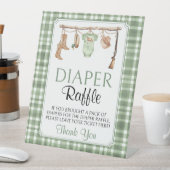 Little hunter Baby Shower Diaper Raffle Sign 台座サイン (インサイチュ)