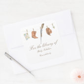 Little Hunter Baby shower - for the library of スクエアシール (封筒)