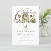 Little Hunter Baby Shower Invitation 招待状 (スタンド正面)
