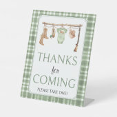 Little hunter Baby Shower Thanks for coming 台座サイン (正面)