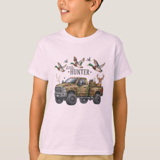 Little Hunter Camo Truck – Ducks, Deer & Outdoor  Tシャツ
