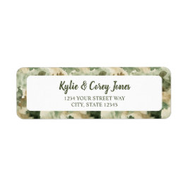 Little Hunter Duck Deer Hunting Camo Boy ラベル