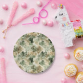 Little Hunter Duck Hunting Camo Boy Baby Shower ペーパープレート (パーティー)