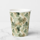 Little Hunter Duck or Deer Hunting Camo Boy 紙コップ (裏面)