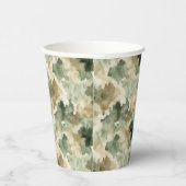 Little Hunter Duck or Deer Hunting Camo Boy 紙コップ (右)