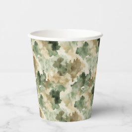 Little Hunter Duck or Deer Hunting Camo Boy 紙コップ