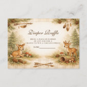 Little Hunter Woodland Deer Diapper Raffle エンクロージャーカード (正面)