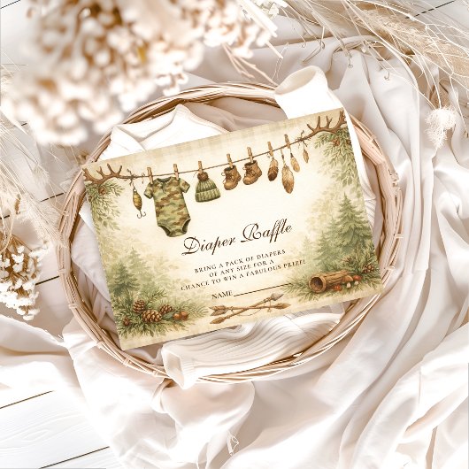Little Hunter Woodland Diapper Raffle エンクロージャーカード