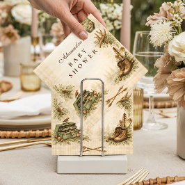 Little Hunter Woodland Keepsake Baby Shower スタンダードカクテルナプキン