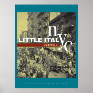 Little Italy New York City Poster ポスター