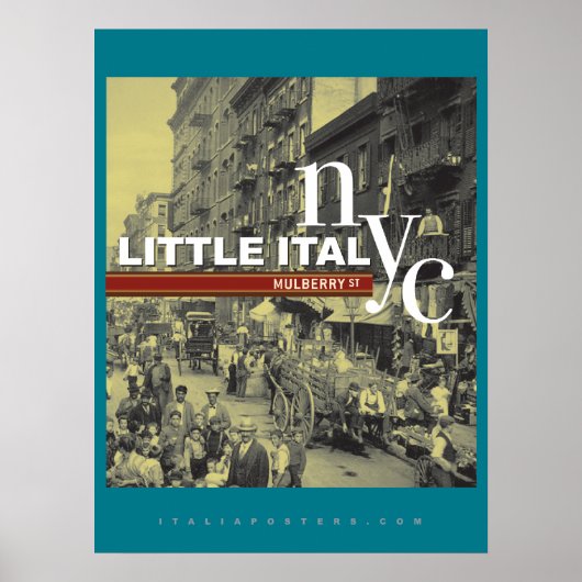 Little Italy New York City Poster ポスター (正面)