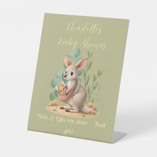 Little Joey Baby Shower Gift Drop Off 台座サイン (正面)