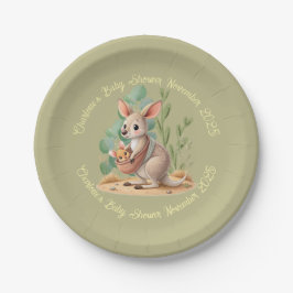 Little Joey Baby Shower Paper Plates ペーパープレート
