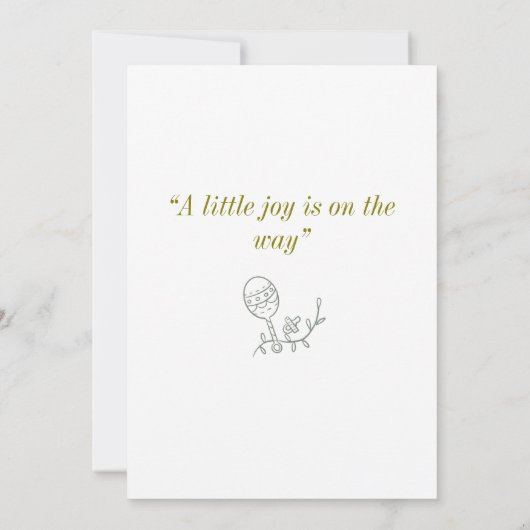 Little Joy! 招待状 (裏面)