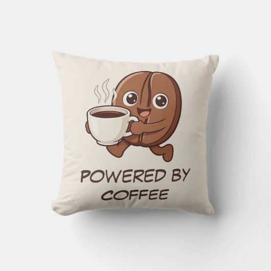 Little Kaka – Powered by Coffee クッション (正面)