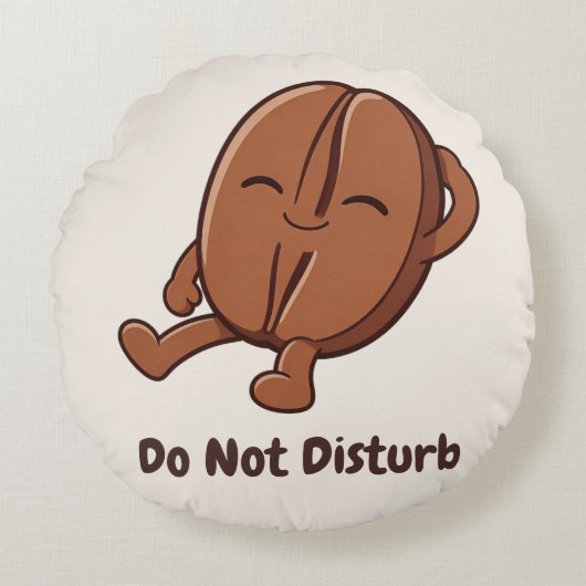 Little Kaka – Powered by Coffee ラウンドクッション (正面)