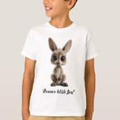 "Little Kangaroo Joy" Tシャツ (正面)