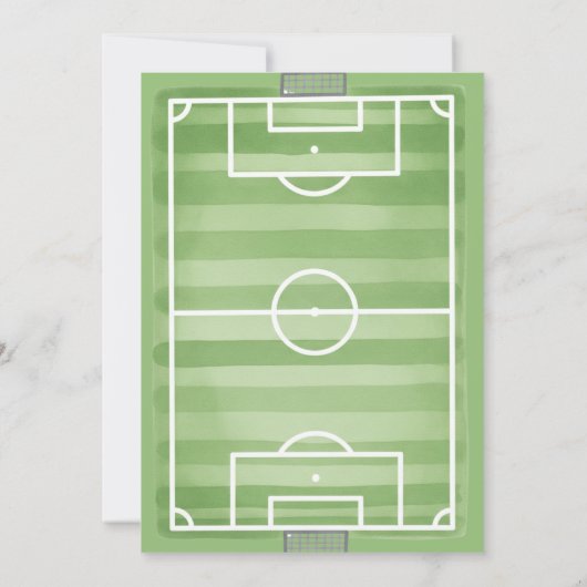 Little Kicker Soccer Baby Shower Invite 招待状 (裏面)