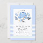 Little Kicker Soccer Baby Shower Invite 招待状 (正面)