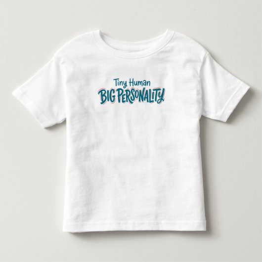 Little Kid Big Personality トドラーTシャツ (正面)