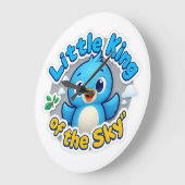 Little King of the Sky ラージ壁時計 (傾斜)