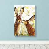 Little Kiss  by  Svetlana Ledneva-Schukina 543 キャンバスプリント (インサイチュ (ウッドフロア))