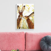 Little Kiss  by  Svetlana Ledneva-Schukina 543 キャンバスプリント (インサイチュ (リビング))