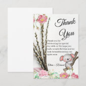 Little Koala Wedding Thank You Card for Guests All サンキューカード (正面/裏面)