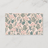 Little Lady Ladybug Roses Diaper Raffle Ticket エンクロージャーカード (裏面)