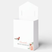 Little Lady Ladybug Roses Girl Baby Shower フェイバーボックス (オープン)