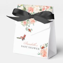 Little Lady Ladybug Roses Girl Baby Shower フェイバーボックス