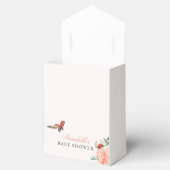 Little Lady Ladybug Roses Girl Baby Shower フェイバーボックス (オープン)