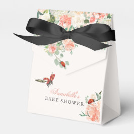 Little Lady Ladybug Roses Girl Baby Shower フェイバーボックス
