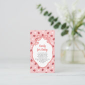 Little Lady on the Way Books for Baby エンクロージャーカード (スタンド正面)