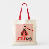 Little Lady Watercolor Ladybug Tote Bag トートバッグ (裏面)