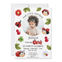 Little Ladybug 1st Birthdayパーティー写真