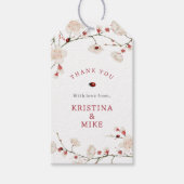 Little Ladybug Baby Showerありがとう ギフトタグ (正面)