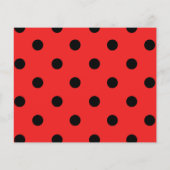 Little Ladybug Baby Shower Family Tradition Card (裏面)