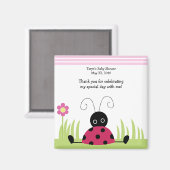 Little Ladybug Baby Shower / Magnet誕生日 マグネット (正面/裏面)