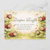 Little Ladybug Garden Celebration Diapper Raffle エンクロージャーカード (正面)