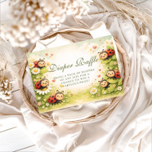 Little Ladybug Garden Celebration Diapper Raffle