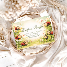 Little Ladybug Garden Celebration Diapper Raffle エンクロージャーカード