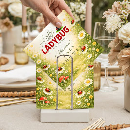 Little Ladybug Meadow Celebration Baby Shower スタンダードカクテルナプキン