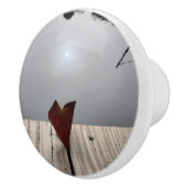 Little Lake Heart Love Leaf セラミックノブ (右)