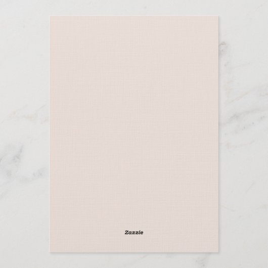 Little Lamb Baby Shower 招待状 (裏面)